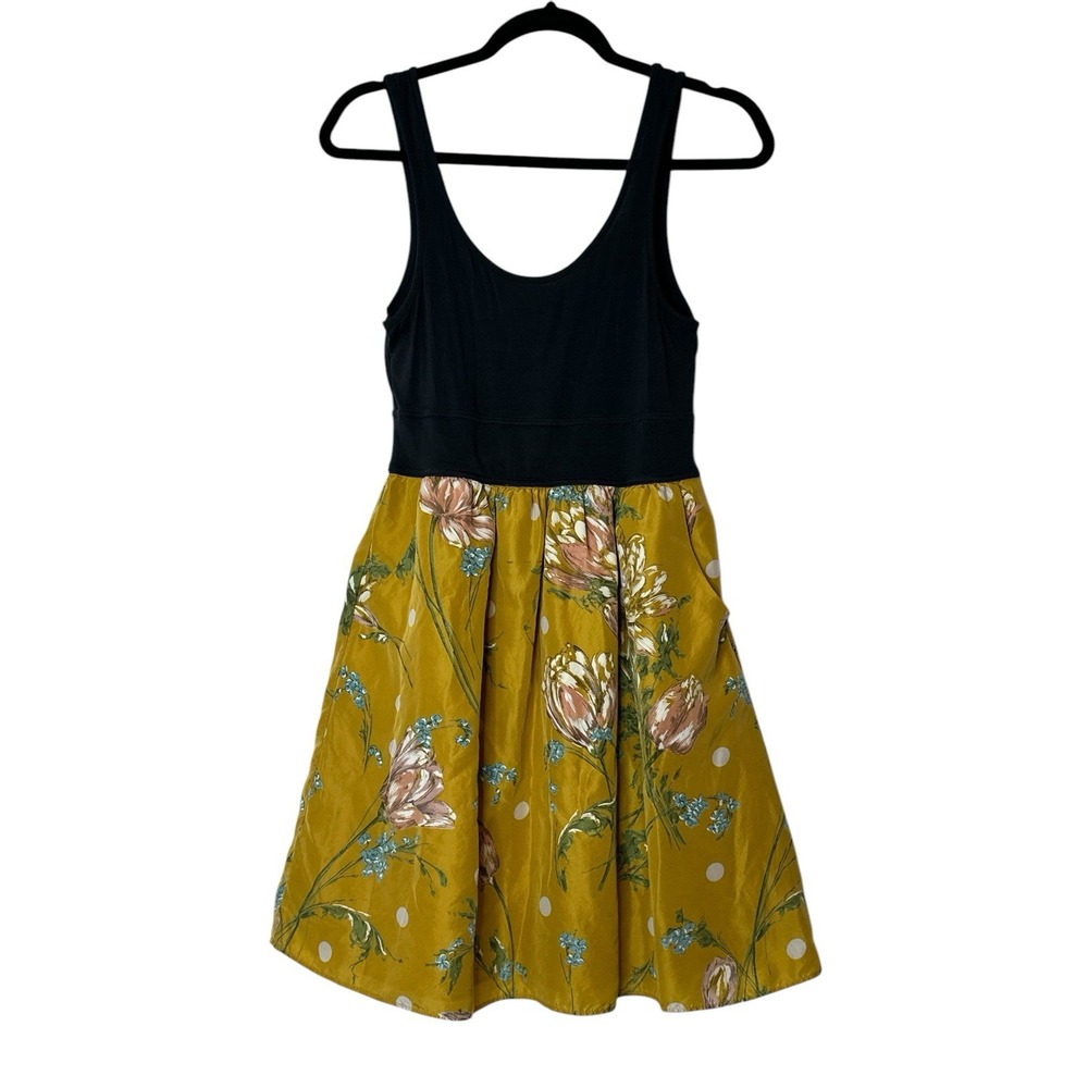 Maeve By Anthropologie Dress Womens‎ XS Floral Silk Party Formal Sleeveless